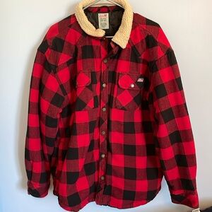 Dickies coat men’s red plaid